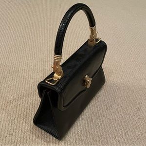 Stefano Bravo Karung Flap Handle Bag